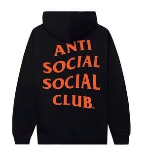 Anti Social Social Club “Mind Games” Orange Hoodie